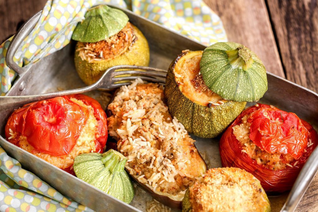 Recette Courgettes rondes farcies à la chair à saucisse - Mon Marché
