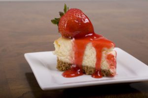 Cheesecake à la fraise