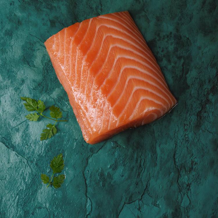 Le Coeur de filet de saumon élevage Norvege